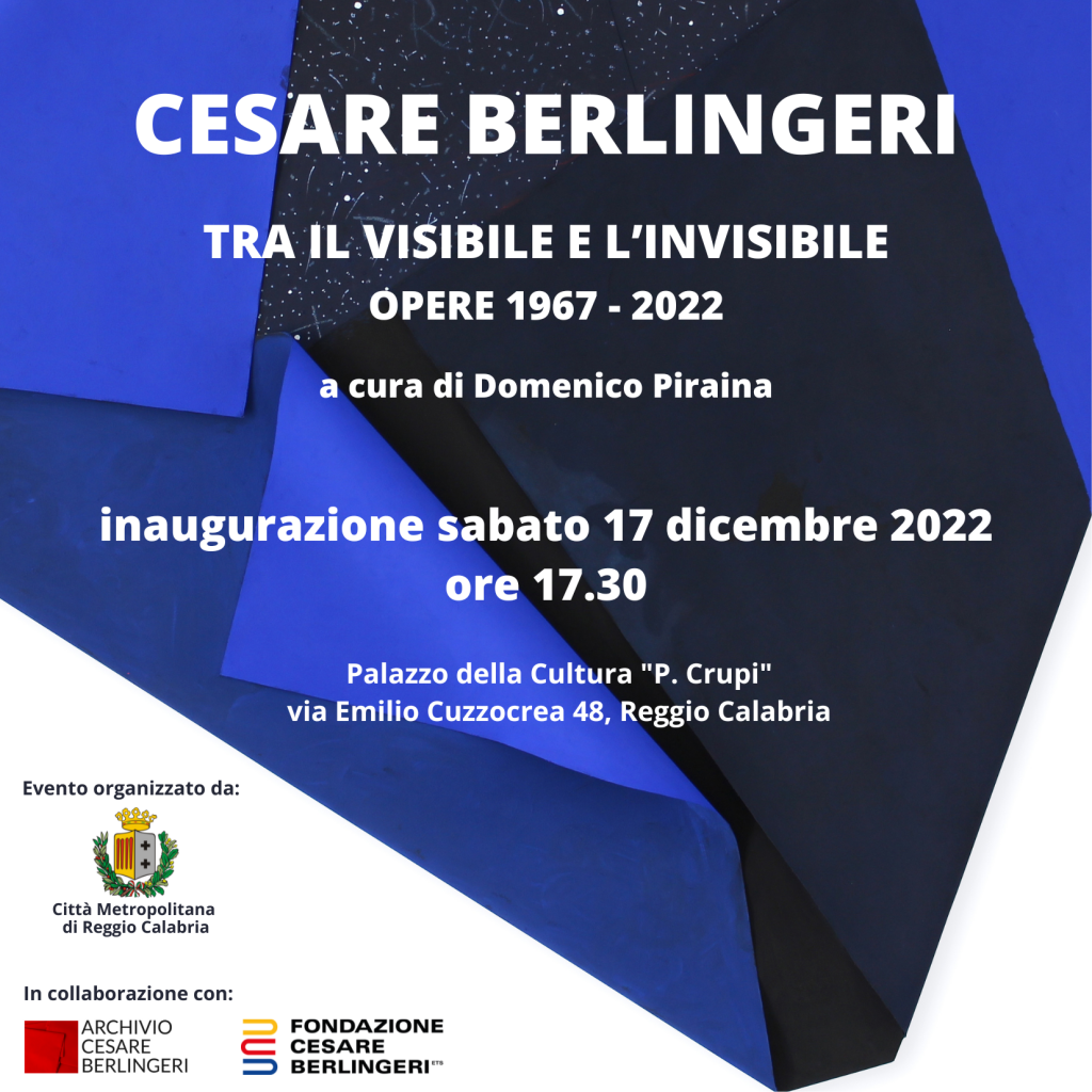 CESARE BERLINGERI invito personale Reggio Calabria
